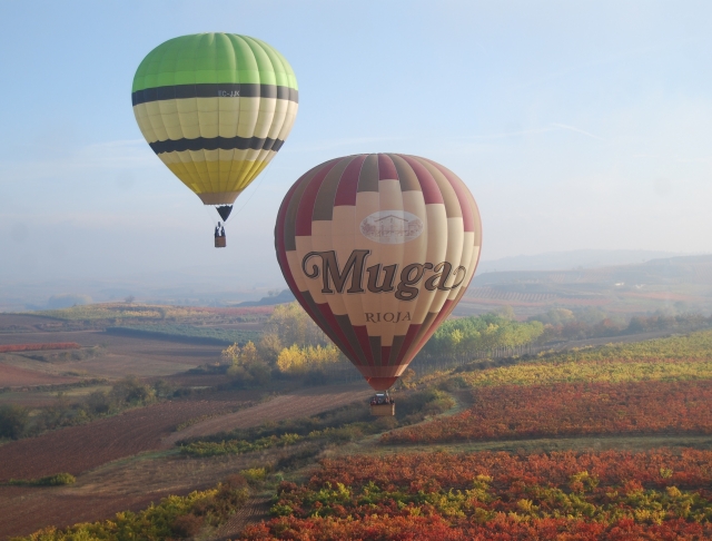 Globos en vuelos simultaneos